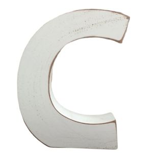 Wooden Letter ‘C’ decor
